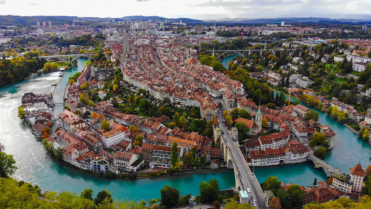 Panoramic view of Bern City